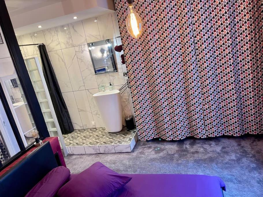 Duplex Hyper-Centre Avec Sa Cour Privee Apartment อองเชร์ ภายนอก รูปภาพ